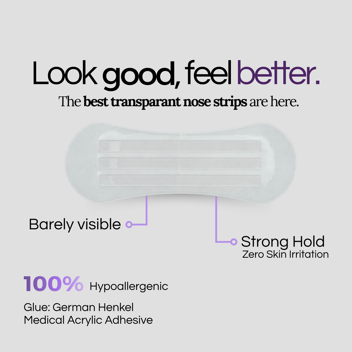 Transparent Nose Strips