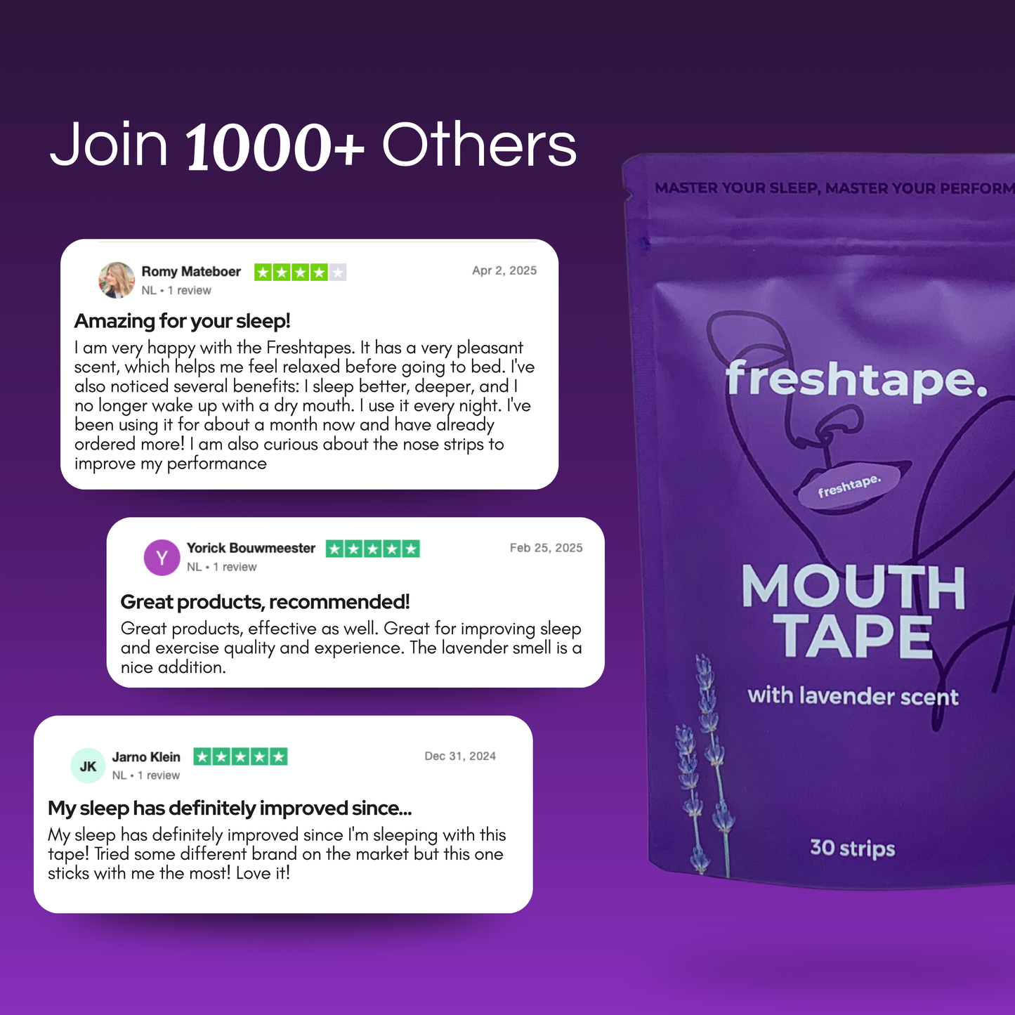 Lavender Mouth Tape