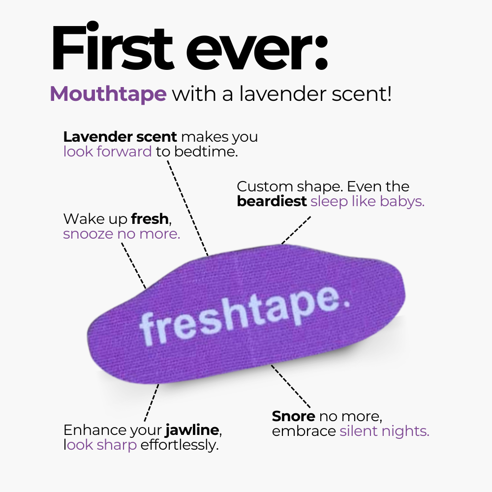 freshtape. Mouth tape with lavender scent